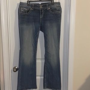 ViGoss denim jeans with detailed pockets